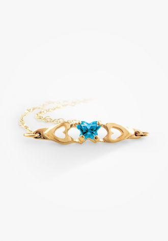 Bracelet papillon en or