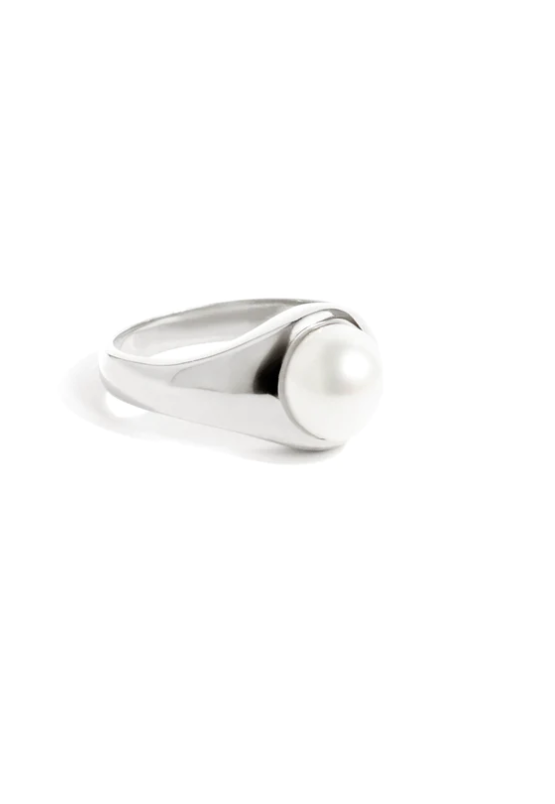Bague perle d'eau douce en argent