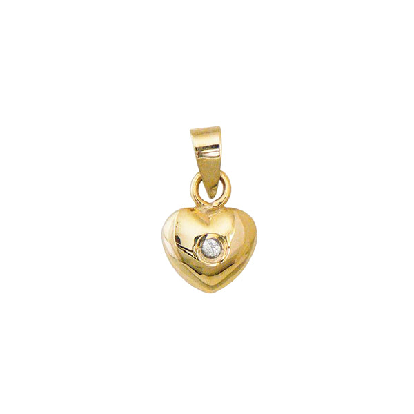 Pendentif cœur or - 14