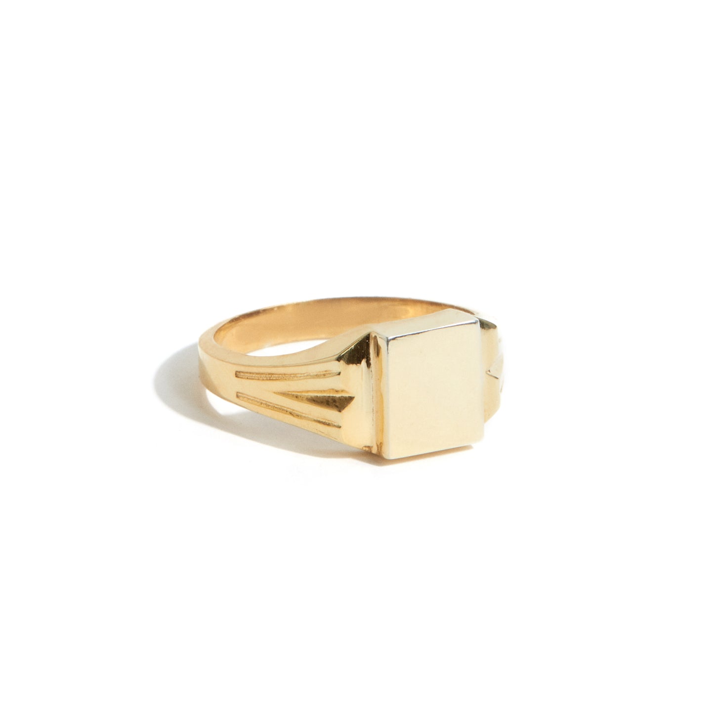 Bague chevalière en or