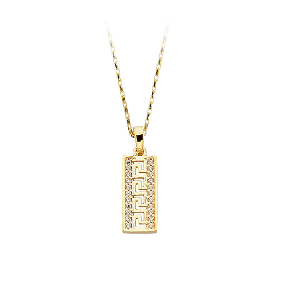 Pendentif Versace avec cubiques - 36