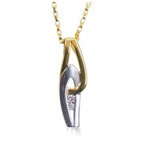 Ensemble pendentif et bague en or - 407P