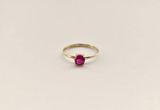 Bague pierre rouge rubis - BA04