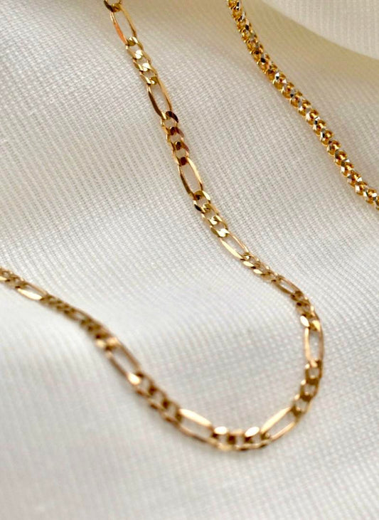 Chaîne en or figaro