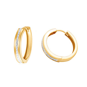 Anneaux en or avec cubiques - 17