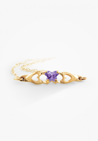 Bracelet papillon en or