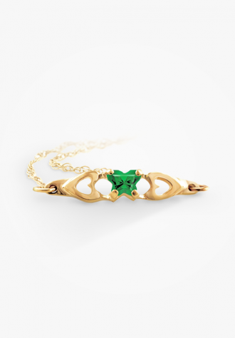 Bracelet papillon en or