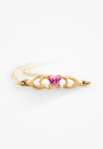Bracelet papillon en or