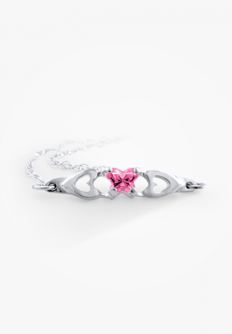 Bracelet papillon en argent
