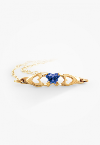 Bracelet papillon en or