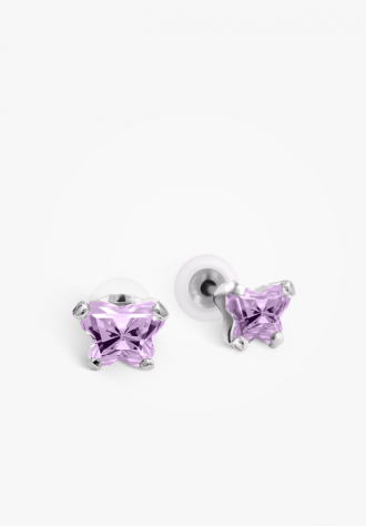Boucles d'oreilles papillon en argent