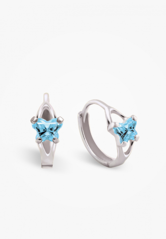 Huggies papillon en argent