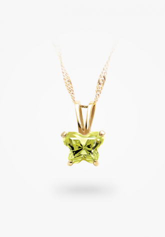 Pendentif papillon en or