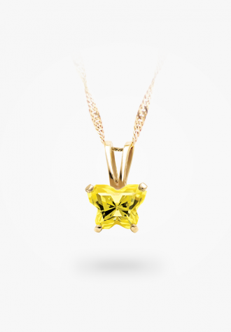 Pendentif papillon en or