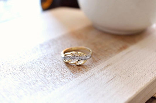 Bague feuille - BA06