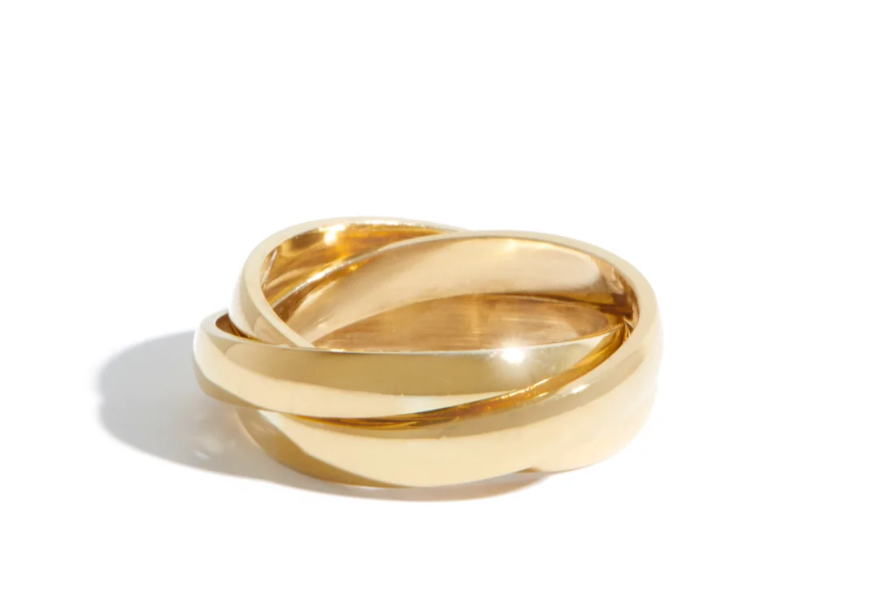 Bague trio en or
