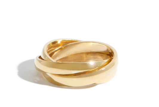 Bague trio en or