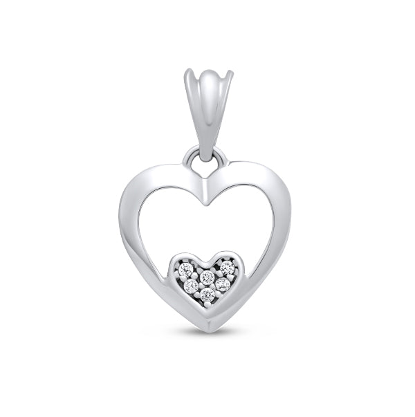 Pendentif cœur et cubique - 15W