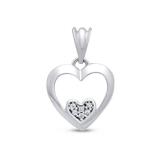 Pendentif cœur et cubique - 15W