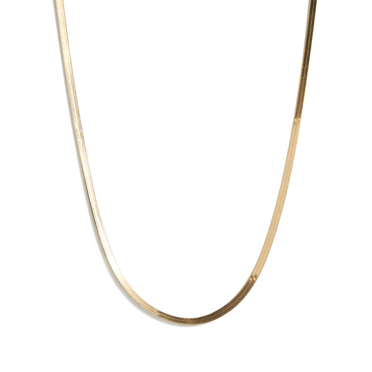 Chaîne chevrons en or