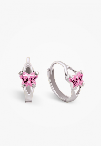 Huggies papillon en argent